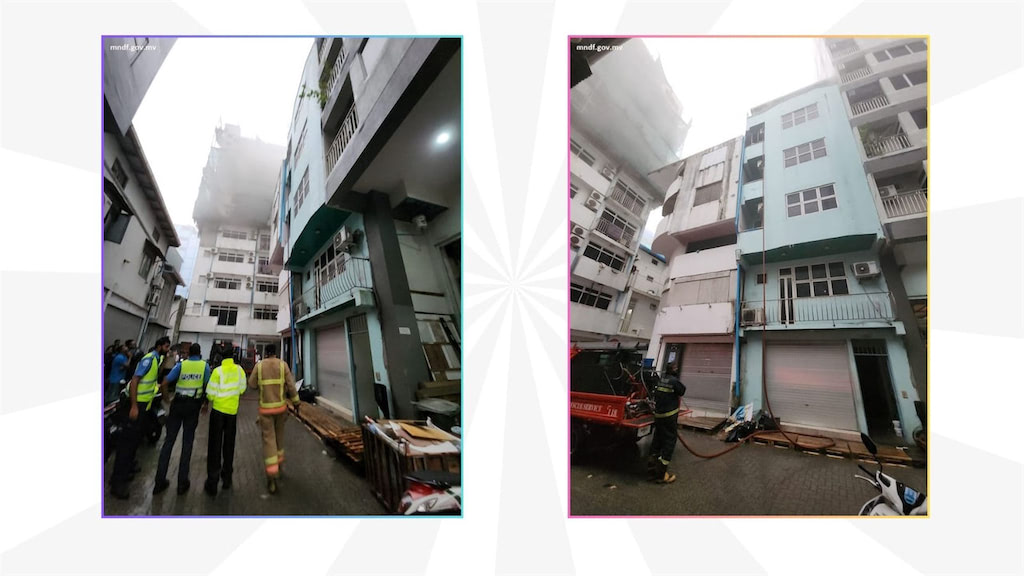 ހެންވޭރު ގެެއެއްގައި ރޯވި އަލިފާން، އެމްއެންޑީއެފް ފަޔަރ އެންޑް ރެސްކިޔު ސަރވިސްއިން ނިއްވާލައިފި