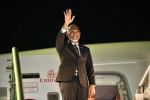 މޯދީ ހުވާކުރެއްވުގެ ރަސްމިއްޔާތުގައި ބައިވެރިވެވަޑައިގެންނެވުމަށް ރައީސް އިންޑިއާއަށް ފުރާވަޑައިގެންފި