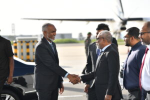 އިންޑިއާއަށް ކުރެއްވި ރަސްމީދަތުރުފުޅު ރައީސް ނިންމަވާލައްވައިފި