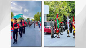 މިނިވަން ދުވަހުގެ މުނާސަބަތުގައި އައްޑޫސިޓީގައި ޕެރޭޑް ބާއްވައިފި
