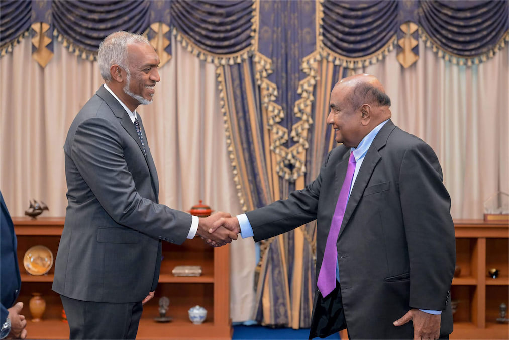 ސްރީލަންކާގެ ޤާނޫނުހަދާ މަޖިލީހުގެ ރައީސް ރައީސްގެ އަރިހަށް ޢިހްތިރާމުގެ ޒިޔާރަތެއް ކުރައްވައިފި