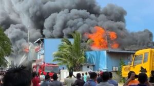 ތިލަފުށީގައި ހުރި ގުދަނެއްގައި ރޯވެ އަދަމުން ދަނީ