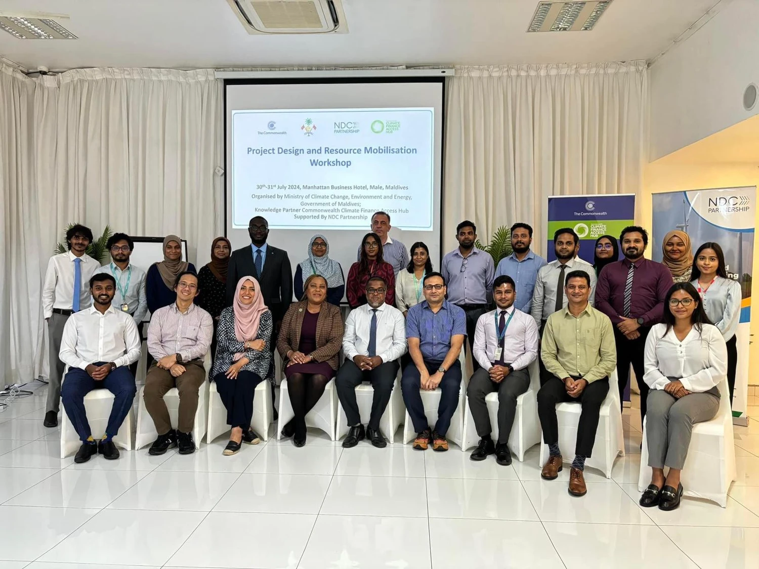 ޕްރޮޖެކްޓް ޑިޒައިން އަދި ވަސީލަތްތައް އެއްކުރުމާ ގުޅޭ ވޯރކްޝޮޕެއް ކުރިޔަށް ގެންގޮސްފި
