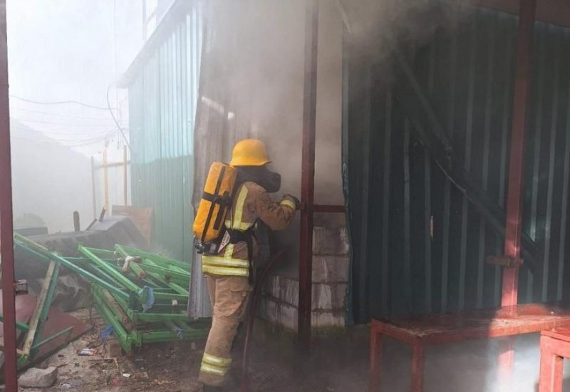 ހުޅުމާލޭގައި ވެލްޑިންގ މަސައްކަތްކުރަމުންދިޔަ ތަނެއްގައި ރޯވެއްޖެ