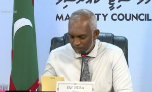 ރައީސް މުއިއްޒު މާލޭ ސިޓީ ކައުންސިލަށް ޒިޔާރަތް ކުރައްވައިފި