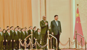 ސިނަމާލެ ބްރިޖަކީ ރާއްޖެ އާއި ޗައިނާގެ އެއްބައިވަންތަ ގުޅުމުގެ އަލިގަދަ ހެއްކެއް: ރައީސް