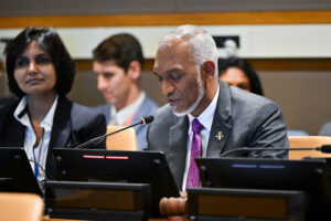 ދިވެހިންގެ އިހްސާސްތަކުގެ އަޑު އުފުލައި، ރާއްޖޭގެ ތަސައްވުރު ހާމަކުރުމަށް ޔޫއެންގައި އިސްކަންދޭނަން: ރައީސް