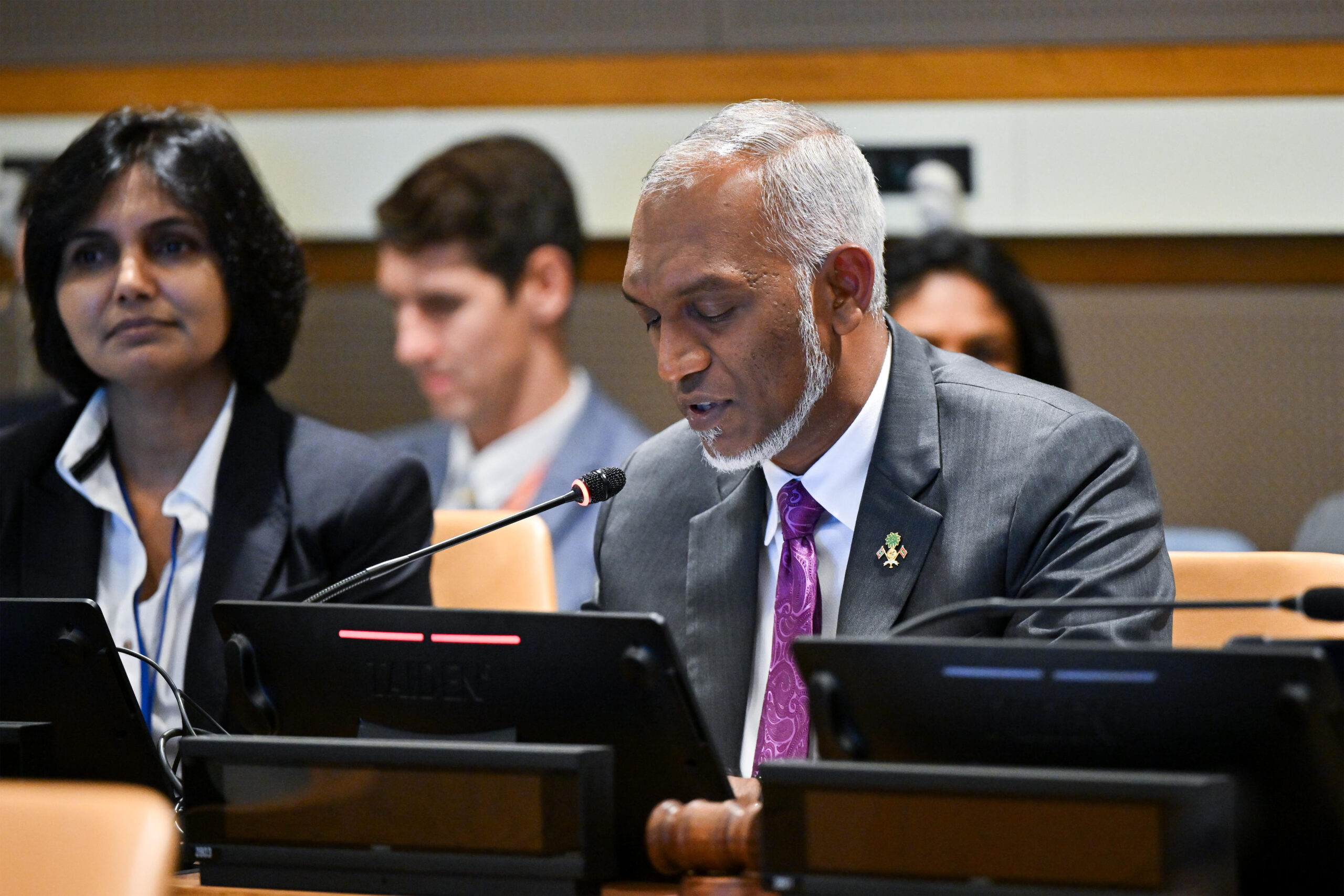 ދިވެހިންގެ އިހްސާސްތަކުގެ އަޑު އުފުލައި، ރާއްޖޭގެ ތަސައްވުރު ހާމަކުރުމަށް ޔޫއެންގައި އިސްކަންދޭނަން: ރައީސް