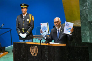 ރައީސްގެ ޔޫއެން ދަތުރުފުޅަށް ޚަރަދުވީ 2.5 މިލިއަން ރުފިޔާ