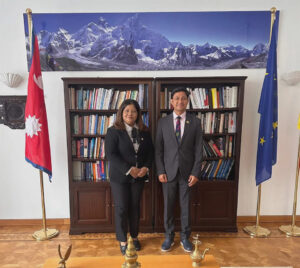 ސަފީރު ޤީލާ, ބެލްޖިއަމްގައި ހުންނަވާ ނޭޕާލް ސަފީރު އާ ބައްދަލުކުރައްވައިފި