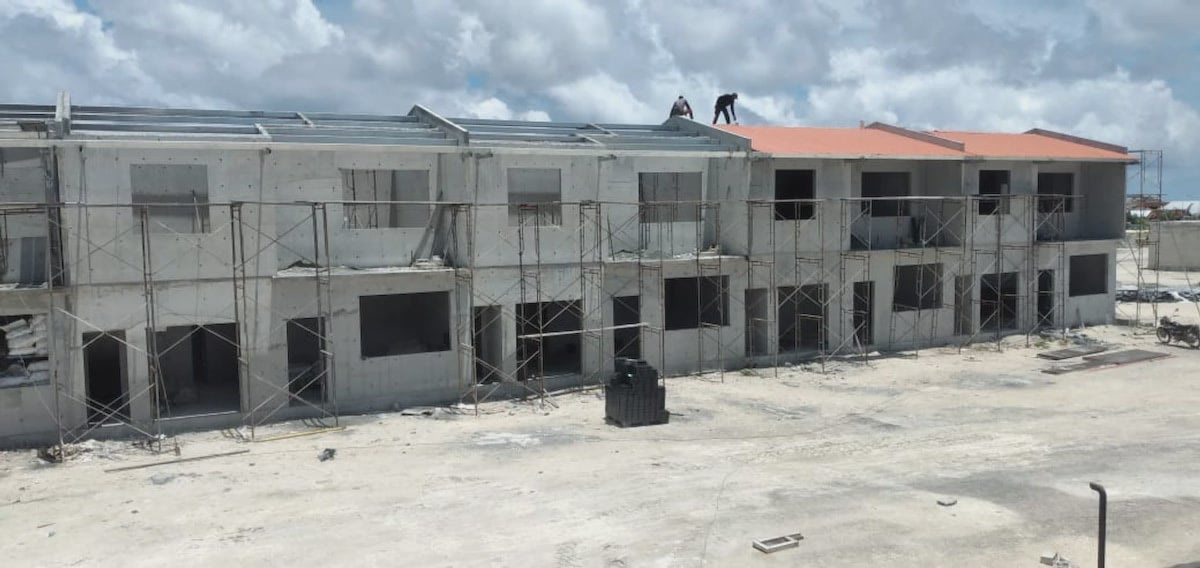 ގދ. ތިނަދޫ ހައުސިން ޔުނިޓު މަޝްރޫއުގެ 47 އިންސައްތަ މަސައްކަތް ނިމިއްޖެ