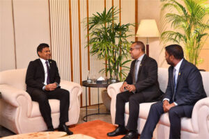 ނައިބު ރައީސް ރަސްމީ ދަތުރުފުޅެއްގައި ސަމޯއާއަށް ފުރާވަޑައިގެންފި