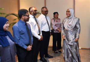 މެޑަމް ސާޖިދާ ޓެންޒެނިޔާއަށް ކުރައްވާ ރަސްމީ ދަތުރުފުޅެއްގައި ފުރާވަޑައިގެންފި