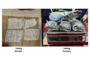 ރާއްޖެ އެތެރެކުރަން އުޅުނު 3.48 ކިލޯގެ މަސްތުވާތަކެތި އަތުލައިގެންފި