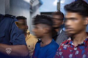 ހުޅުމާލޭގައި ގަވައިދާ ހިލާފަށް އުޅުނު 9 ބިދޭސީއަކު އަތުލައިގެންފި