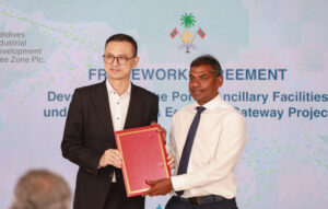 "މޯލްޑިވްސް އިކޮނޮމިކް ގޭޓްވޭ" މަޝްރޫޢުގެ ފްރޭމްވޯކް އެއްބަސްވުމުގައި ސޮއިކޮށްފި