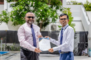 ސްޓެލްކޯގެ އިޖުތިމާއީ ޒިންމާގެ ދަށުން، އިސްލާމީ މަރުކަޒުގެ މުންނާރުގެ މަސްފެންގަނޑުގެ މަރާމާތު ކުރުމަށްފަހު ހަވާލުކޮށްފި