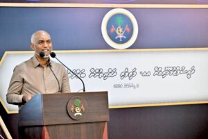 ތަރައްޤީގެ މަސައްކަތްތައް ކުރިއަށްގެންދާނީ، ރާއްޖޭގެ އިޤްތިޞާދު މިހާރު ބިނާކުރި ބިންގަލުގެ މަތީގައި އާރާސްތުކުރަމުން: ރައީސް