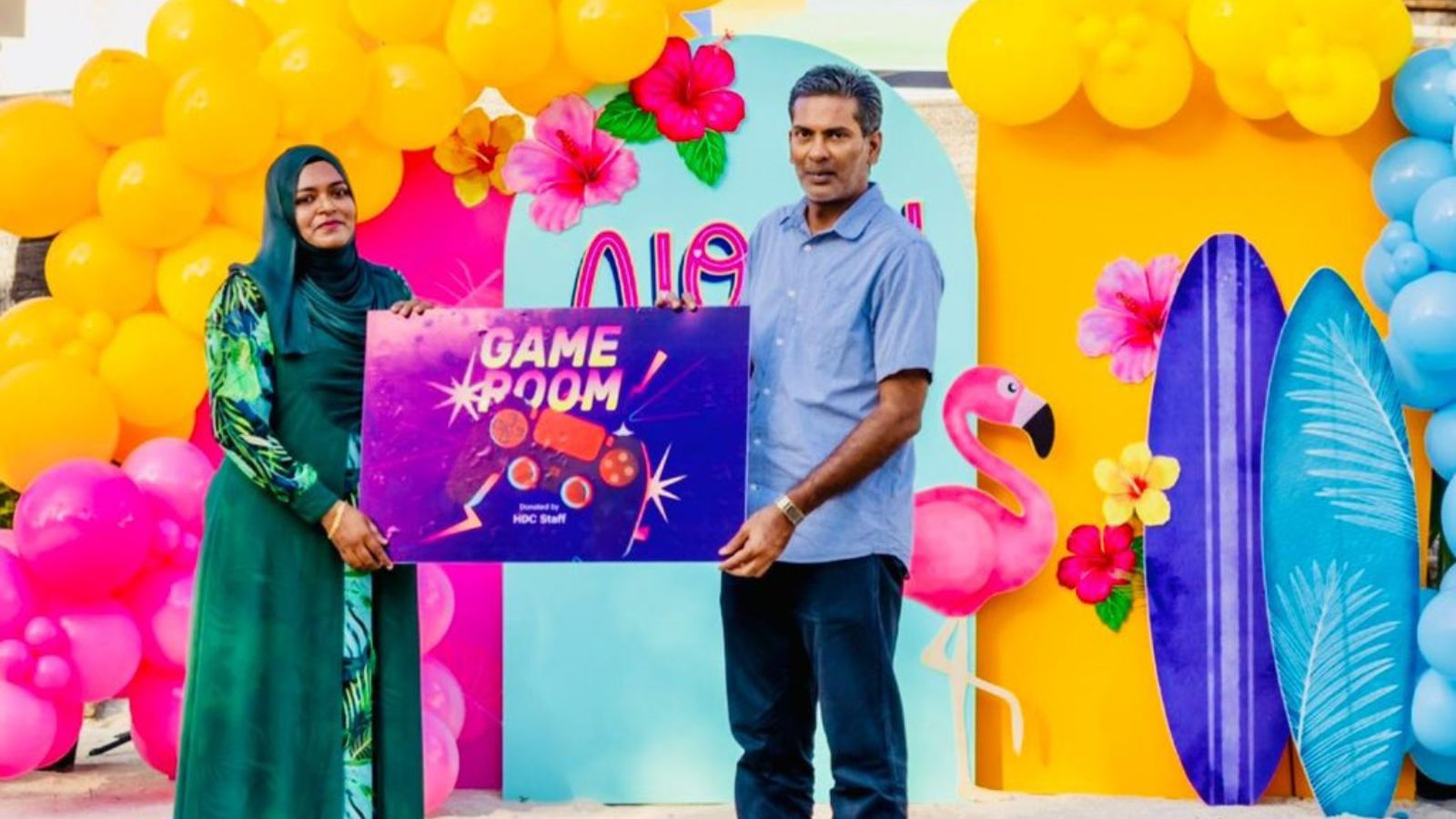 ފިޔަވައްޗަށް އެޗްޑީސީ ގެ ފަރާތުން "ގޭމް ރޫމް" ހަދިޔާކޮށްފި