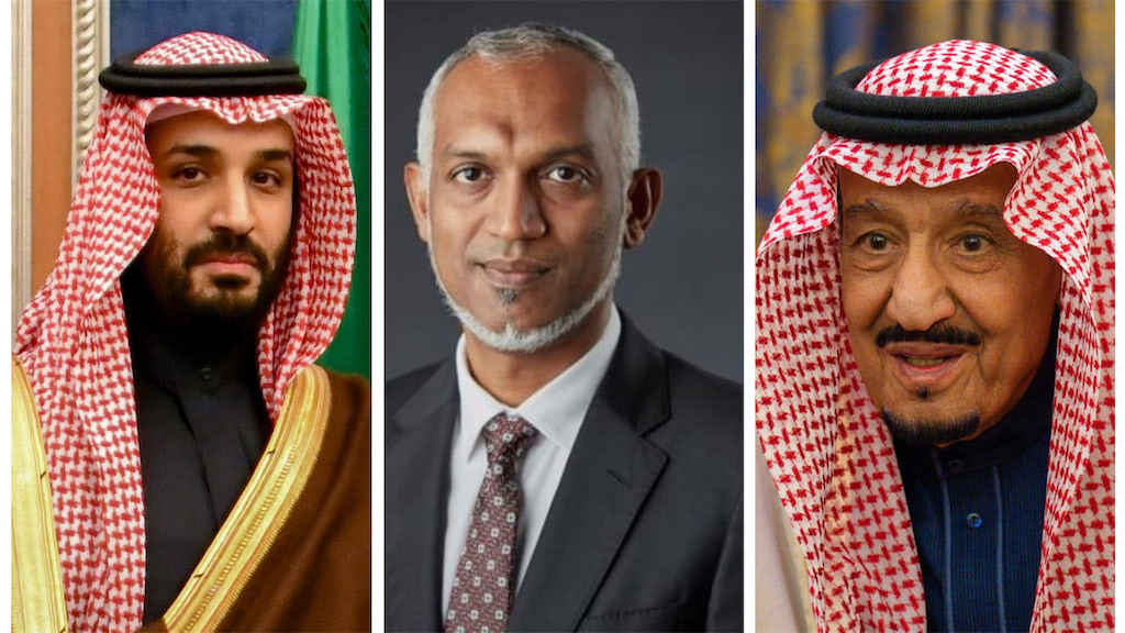 2034 ވަނަ އަހަރުގެ ވޯލްޑް ކަޕް ބީލަން ސަޢޫދީން ކާމިޔާބު ކުރުމާއި ގުޅިގެން، ރައީސް މަރުޙަބާ ވިދާޅުވެއްޖެ