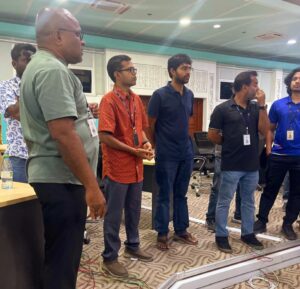 ދަރުބާރު ގޭގައި ތިން މިނިސްޓްރީއެއްގެ މަސައްކަތް ފެށުމުގައި ހަރަކާތްތެރިވާ ސްޓެލްކޯގެ މުވައްޒަފުންނަށް ފަހުމީ ޝުކުރު