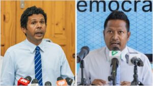 ޑިމޮކްރެޓްސްގެ އައު ރައީސަކަށް އިންތި، ނައިބު ރައީސްއަކަށް ވައްޑެ