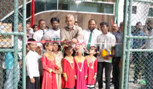 އިހަވަންދޫ ހުރަވީ ވޮލީ ކޯޓާއި ހިންނަ ފުޓްސެލް ދަނޑު ހުޅުއްވާ ދެއްވައިފި