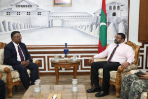 ދިވެހިރާއްޖެއާއި އިންޑިއާއާ ދެމެދު ދިފާއީ އެއްބާރުލުން އިތުރަށް ހަރުދަނާކުރުމާ ގުޅޭގޮތުން މަޝްވަރާ ކޮށްފި