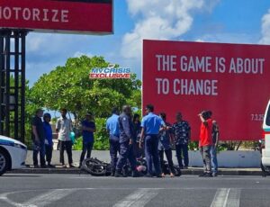 މާލޭގައި ހިނގި ޓްރެފިކް އެކްސިޑެންޓެއްގައި ދެ މީހުން ޒަޚަމްވެއްޖެ