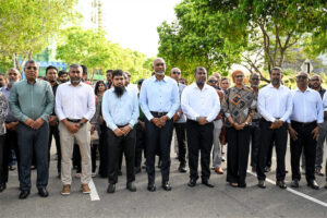 ދިވެހިރާއްޖޭގެ އިސްލާމީ ޔުނިވަރސިޓީގެ ސަނާބިލް ޢިމާރާތުގެ ބިންގާ ރައީސް އަޅުއްވައި ދެއްވައިފި