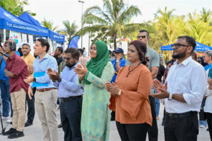 މެޑަމް ސާޖިދާ، "ފަހި ޞިއްޙަތު ހެލްތު ފެއާރ" ހުޅުވުމުގެ ރަސްމިއްޔާތު ޝަރަފުވެރިކޮށްދެއްވައިފި