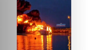 ހިމަންދޫ ފަޅުތެރޭގައި އަޅާފައި އޮތް ލޯންޗެއްގައި އަލިފާން ރޯވެ، އަނދާ ހުލިވެއްޖެ