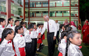 މަޖީދިއްޔާ ސްކޫލަކީ "ދިވެހި ތަޢުލީމުގެ އުނގު": ރައީސް