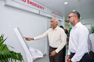 ހުޅުމާލެ ހޮސްޕިޓަލުގެ ޒަމާނީ ފެންވަރަށް ތައްޔާރު ކުރެވުނު އާ އެމާޖެންސީ ރޫމް ރައީސް ހުޅުއްވައިދެއްވައިފި