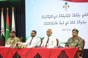 ދިވެހި ވަޠަނީ ޚިދުމަތުގެ ބައިވެރިންނަކީ ދީނަށް ލޯބިކުރާ ޤައުމިއްޔަތުގެ ވިސްނުންހުރި ބައެއްގެ ގޮތުގައި ތަމްރީނުކޮށްދިނުމަށް ރައީސް އެދިވަޑައިގެންފި