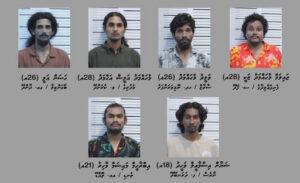 ފުލުހުންގެ އޮޕަރޭޝަނެއްގައި ދެ ކިލޯއާ ގާތްކުރާ މަސްތުވާތަކެތި އަތުލައިގަނެ ހަ މީހަކު ހައްޔަރުކޮށްފި