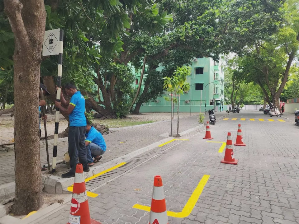 ވިލިމާލޭގެ މަގުތަކުގެ ރައްކާތެރިކަން އިތުރު ކުރުމަށް ސިޓީ ކައުންސިލުން މަސައްކަތްތަކެއް ފަށައިފި