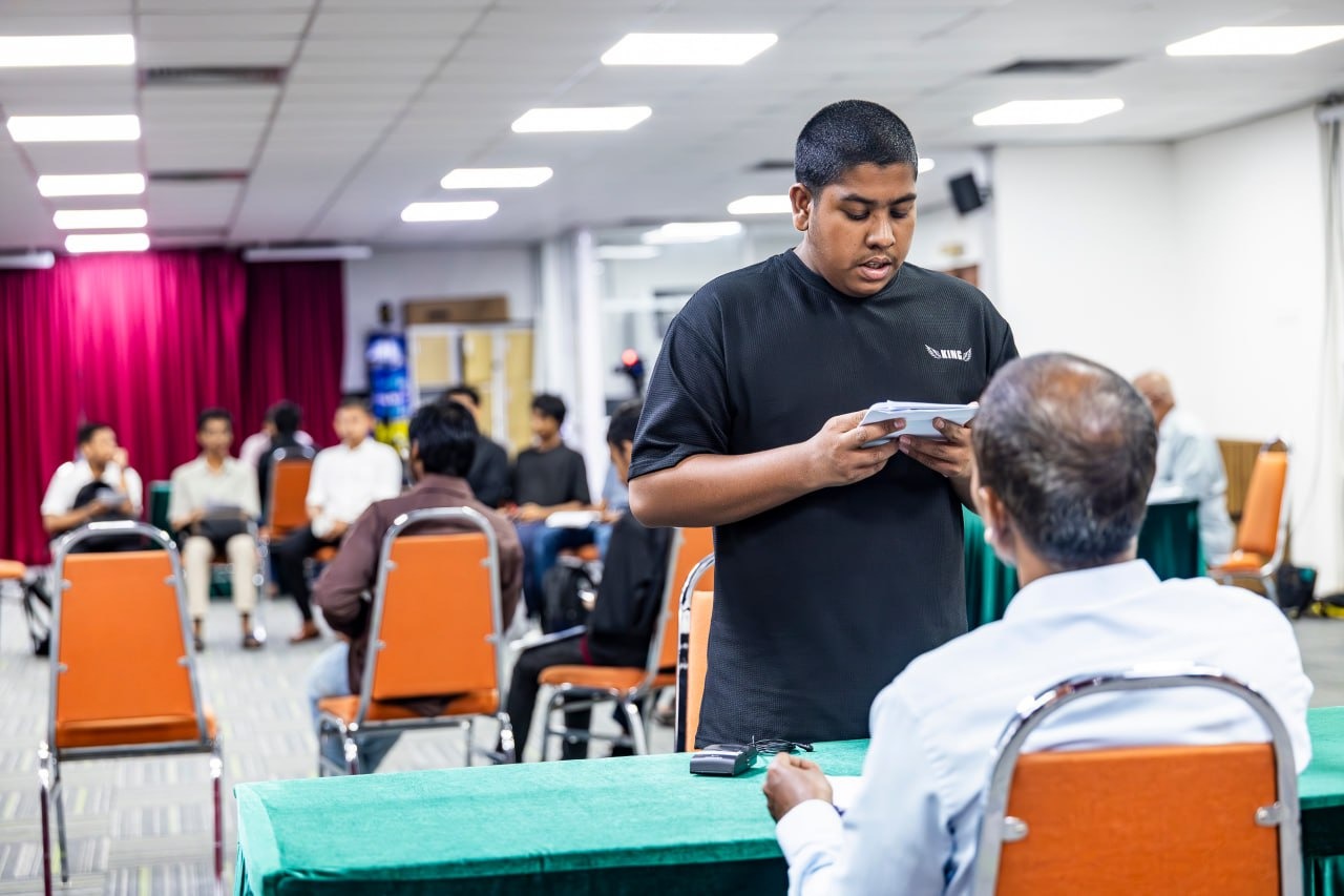 "ޒުވާން ޚަޠީބުން" ޕްރޮގްރާމް: ތިންވަނަ ބުރުގެ އިންޓަވިއުތައް މާލޭގައި ފެށިއްޖެ