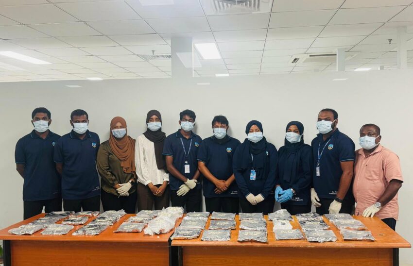 މަގުން ރާއްޖެ އެތެރެކުރަން އުޅުނު 18 ކިލޯގްރާމްގެ މަސްތުވާތަކެތި އަތުލައިގަނެފި