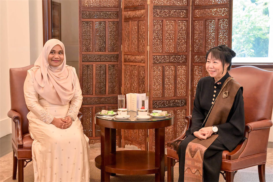 ‎ސިންގަޕޫރުގެ ފަސްޓް ލޭޑީ އިންތިޒާމުކުރެއްވި ޚާއްޞަ ސައިފޮދެއްގައި މެޑަމް ސާޖިދާ ބައިވެރިވެވަޑައިގަންނަވައިފި