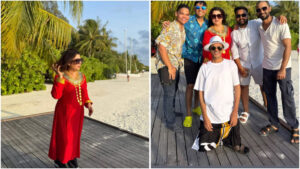 ބޮލީވުޑު ޑައިރެކްޓަރު ފަރާ ހާން އީދު ފާހަގަކުރަން މާފުށީގައި