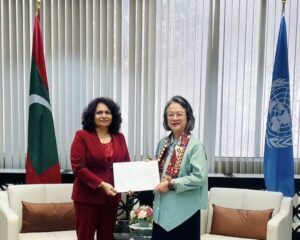 ހުދާ އަލީ ޝަރީފް ޔޫއެންއެސްކެޕްގެ ދާއިމީ މަންދޫބު ކަމުގެ މަގާމާ ހަވާލުވެއްޖެ