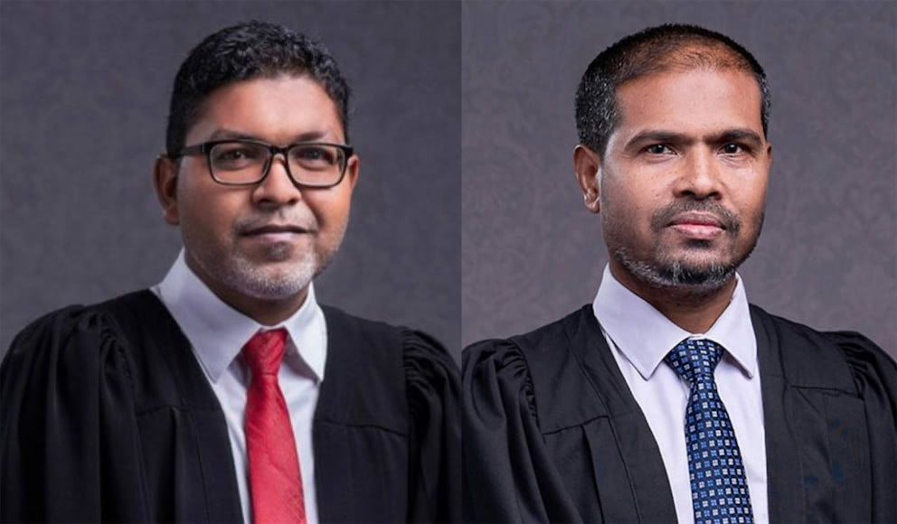 ސުޕްރީމް ކޯޓުގެ ހުސްވި ދެ ގޮނޑިއަށް ސަލީމާއި ހަމީދު އައްޔަންކުރަން، އެމްޑީޕީގެ ތާއީދާއެކު ޖުޑިޝަރީ ކޮމިޓީން ފާސްކޮށްފި