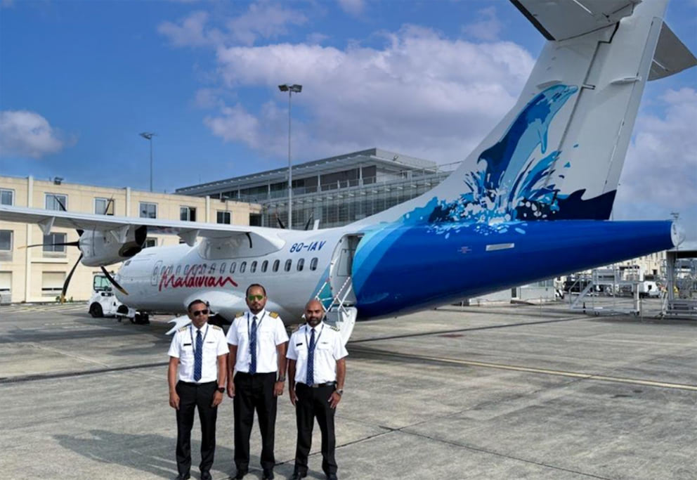 މޯލްޑިވިއަން އަށް ފަސްވަނަ އޭޓީއާރު ބޯޓް: ފްރާންސުން ދަތުރު ފެށި