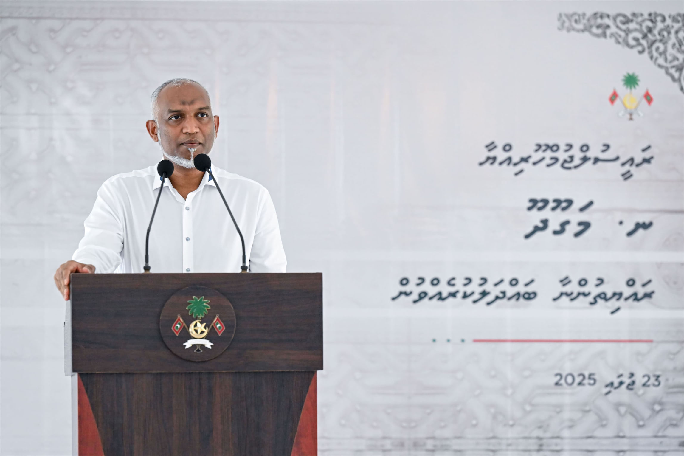 ނ. މަގޫދޫގެ ތަރައްޤީއަށްޓަކައި ހިންގަން ހުރި މުހިންމު މަޝްރޫޢުތަކުގެ ޢަމަލީ މަސައްކަތް، މާ ލަހެއް ނުވެ ފެށިގެންދާނެ: ރައީސް