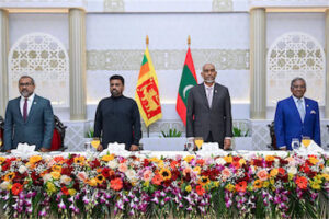 ސްރީލަންކާގެ ރައީސްގެ ޝަރަފުގައި ރައީސުލްޖުމްހޫރިއްޔާ ފުރަމާނަ ޖާފަތެއް ދެއްވައިފި