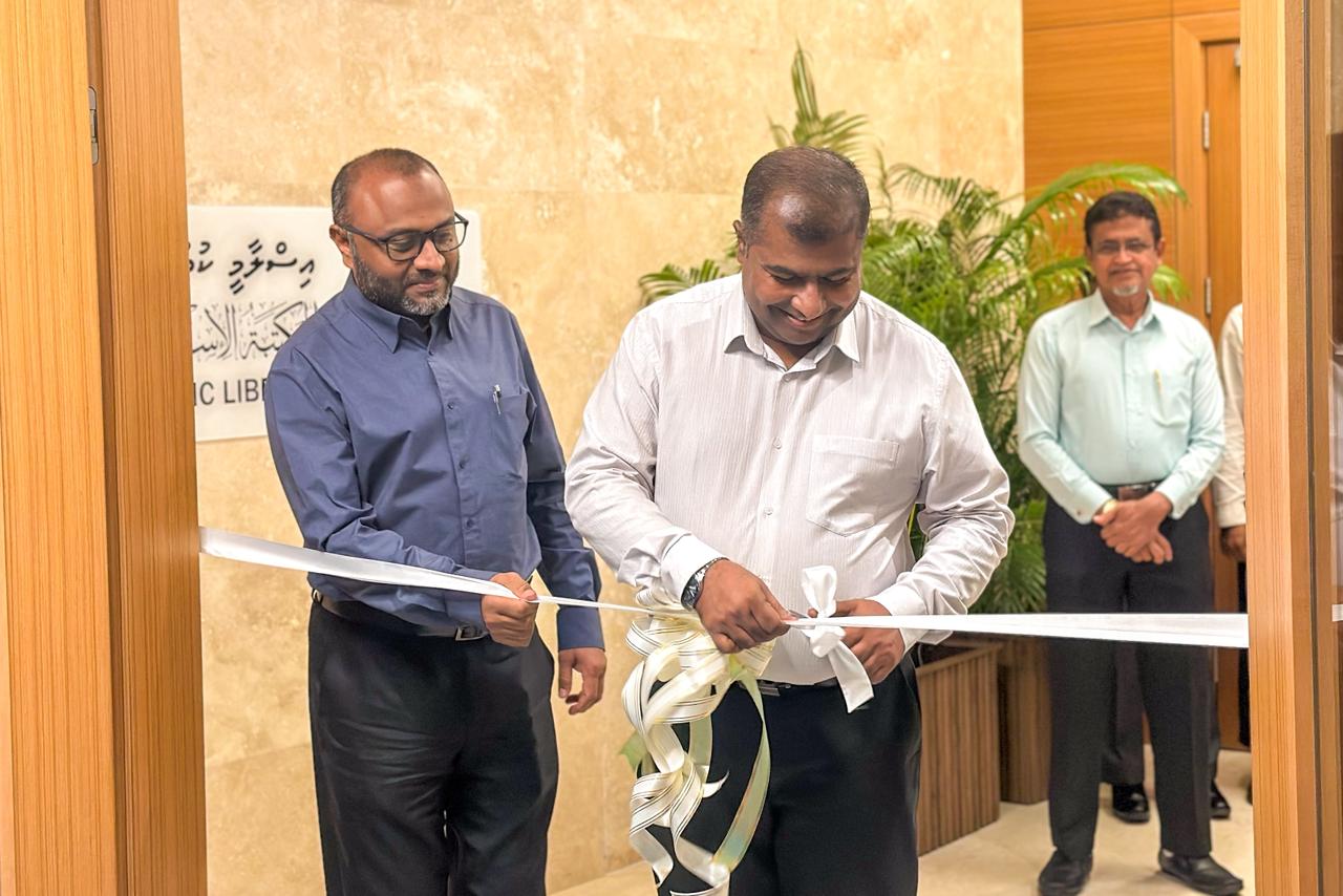 އިސްލާމީ ކުތުބުޚާނާ ރަސްމީކޮށް ހުޅުވައިފި