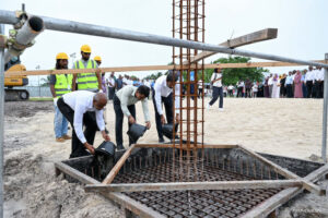 ވެލިދޫގައި 108 މިލިއަން ރުފިޔާ ޚަރަދުކޮށްގެން ބިނާކުރާ ހޮސްޕިޓަލްގެ ބިންގާ އަޅައިފި