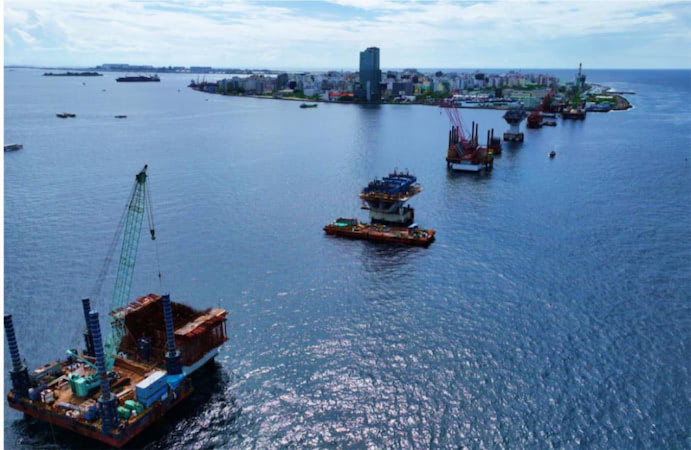 ތިލަމާލެ ބްރިޖްގެ 60 އިންސައްތަ މަސައްކަތް ނިމިއްޖެ