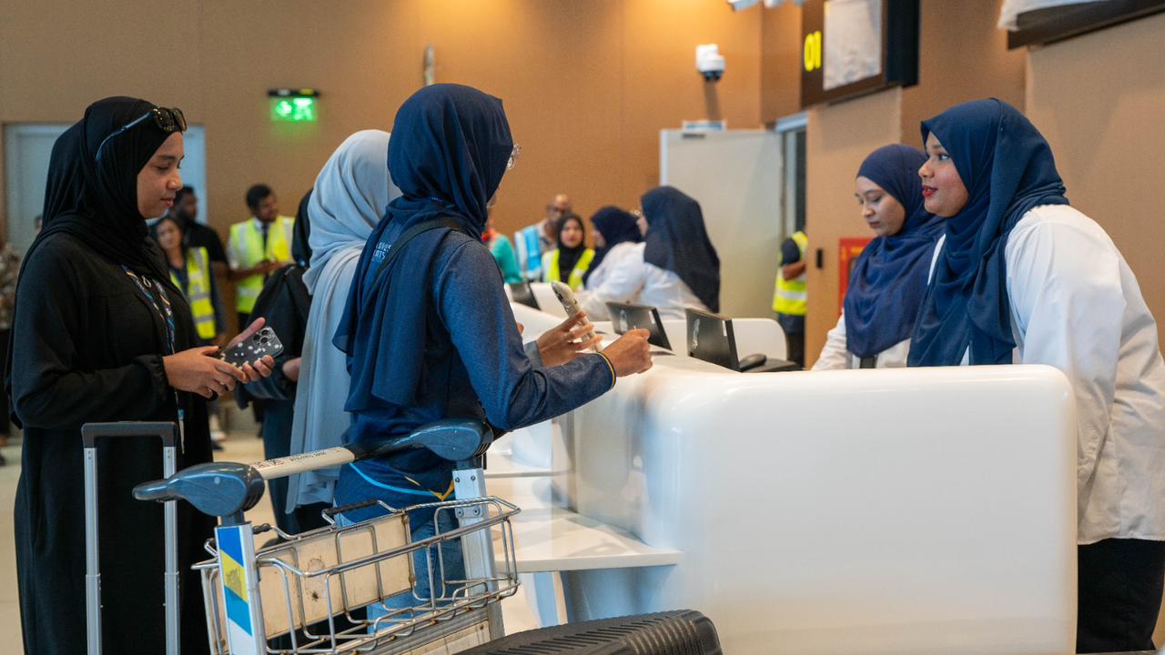 ވީއައިއޭގެ އާ ޓާމިނަލުން ފަސް ލައްކަ ފަސިންޖަރުންނަށް ހިދުމަތް ދީފި